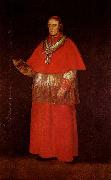 Francisco de Goya Portrait of Cardinal Luis Marea de Borben y Vallabriga oil on canvas